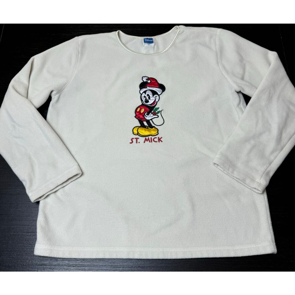 Disney Mickey Mouse “Santa Mick” Sweatshirt Womans M